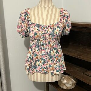Floral BabyDoll Shirt